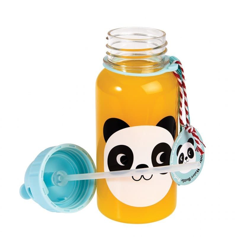 Botella de Agua con Pajita y Asa Oso Panda Pandarama